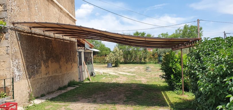 Pergola Fer Forgé Aspect Rouille